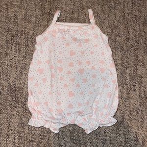 (15for$10) baby girl heart romper